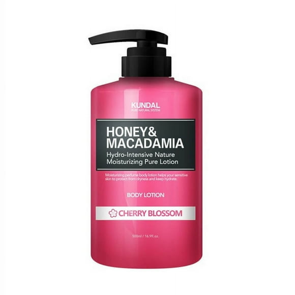 Loción Corporal Coreana Con Extracto De Aloe Vera, Miel Y Aceite De Macadamia, 500ml - (cherry Blossom)