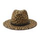 thumbnail image 2 of Sombrero HUDANHUWEI de fieltro de ala ancha para mujer Fedora Panama Z-Camel, 2 of 6