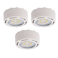 Amax Lighting Inc. - Luz Led Para Debajo Del Armario, 12 W, 120 V, 3 Unidades, Iluminación Amax Blanca