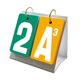 thumbnail image 1 of Marcador Flip Para Juego De Cartas De Escritorio Profesional Guandan Game Score Keeper Verde Amarillo, 1 of 5