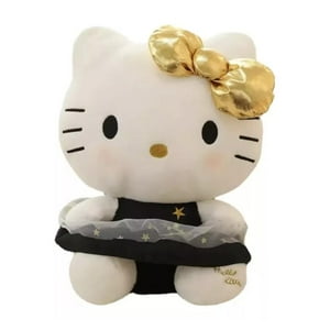 Genérico - Juguete Peluche Hello Kitty 23Cm Vestido Negro Infantil