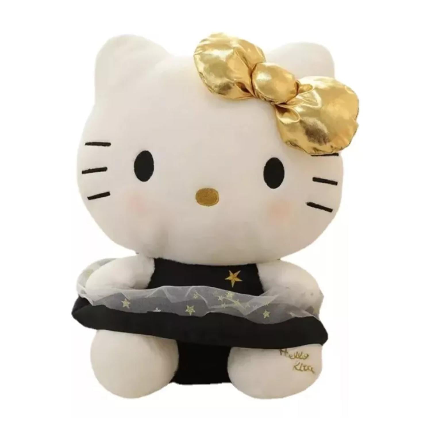 Genérico - Juguete Peluche Hello Kitty 23cm Vestido Negro Infantil