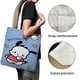 thumbnail image 3 of Pochacco Bolso de tela con estampado de lienzo para mujer, bolsa de compras reutilizable y estética, con cremallera interior, regalo para mujer, 35 × 40 cm., 3 of 6