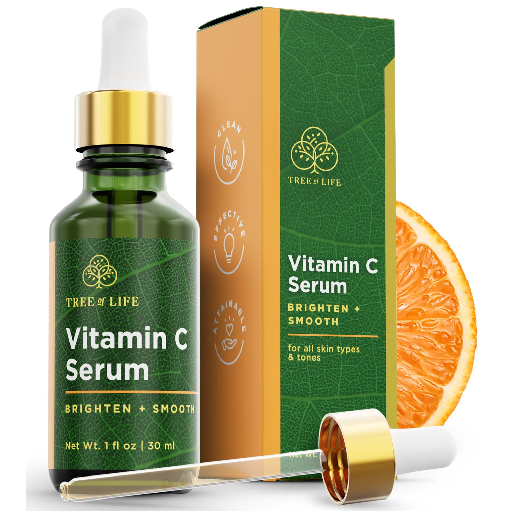 Tree Of Life Beauty - Sérum Tree Of Life Vitamina C 30 Ml Para Manchas Oscuras Y Arrugas