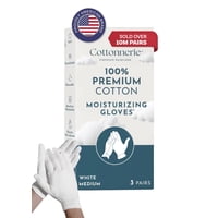 Guantes Hidratantes Cottonnerie Para Manos Secas Y Dormir, 3 Pares