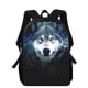 thumbnail image 1 of fierce Wolf 16" 3D Print Kids Backpack Primary School Bags for Boys Girls Back Pack Students School Book Bags, 1 of 3