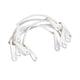thumbnail image 2 of 6 Piezas Billar Billiard Net Bag Faxators Accesorios Snooker Billiards Netos White, 2 of 5
