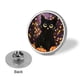 thumbnail image 3 of Fiesta del gato negro-Theme Round Button Badge: Premium Metal Construction, Ideal for High-End Events 2.8 cm, 3 of 6