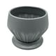 thumbnail image 3 of Maceteros Maceta De Ceramica Diamante Elegante Gris M, 3 of 6
