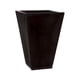 thumbnail image 1 of Macetero Marron Marmol Zurique 55cm Alto Con Plato, 1 of 2
