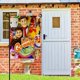 thumbnail image 2 of La Granja de Zenón-bandera de jardín temática. Regalo perfecto para fans, amigos y familiares, ideal para actividades al aire libre y decoración de fiestas.28CM*45CM, 2 of 5