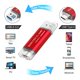 thumbnail image 2 of Memoria USB BORLTER CLAMP 256 GB USB 3.0 Tipo‑C Rojo, 2 of 7