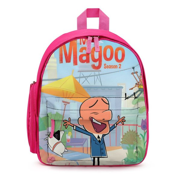 Sr. Magoo Mochila Escolar para Niños y Niñas, Mochila Infantil Ligera de Alta Calidad, Grande y Duradera ROSA