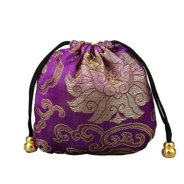 Buddha Bead Bracelet Storage Bag - Chinese Style Jewelry Bags for Secure and Stylish Storage
