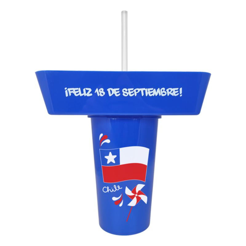 Vaso Snack Azul 900 Ml Big Party