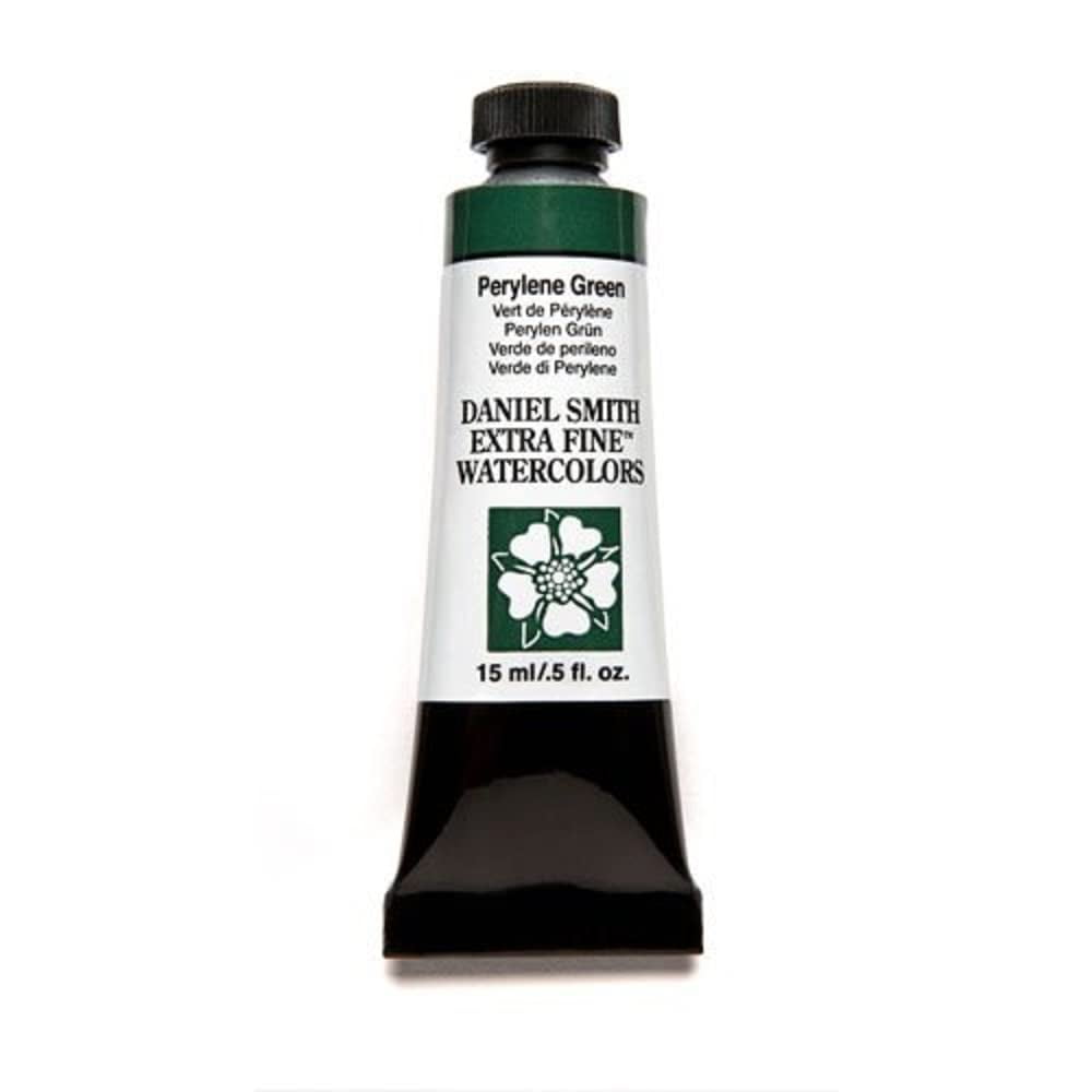 Pintura De Acuarela Daniel Smith Extrafina De 15 Ml, Color Verde Perileno