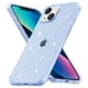 thumbnail image 1 of Funda Svanove para iPhone 13, transparente, purpurina, azul claro, TPU, 1 of 7