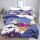 thumbnail image 2 of Donald Duck Anime Duvet Cover Set Comforte Printed Cartoon Twin Size Bedding Sets Christmas Gifts 3-piece, 2 of 5