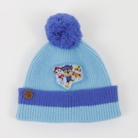 Gorro Con Pompón Niño Chase Marshal & Rubble Azul Paw Patrol