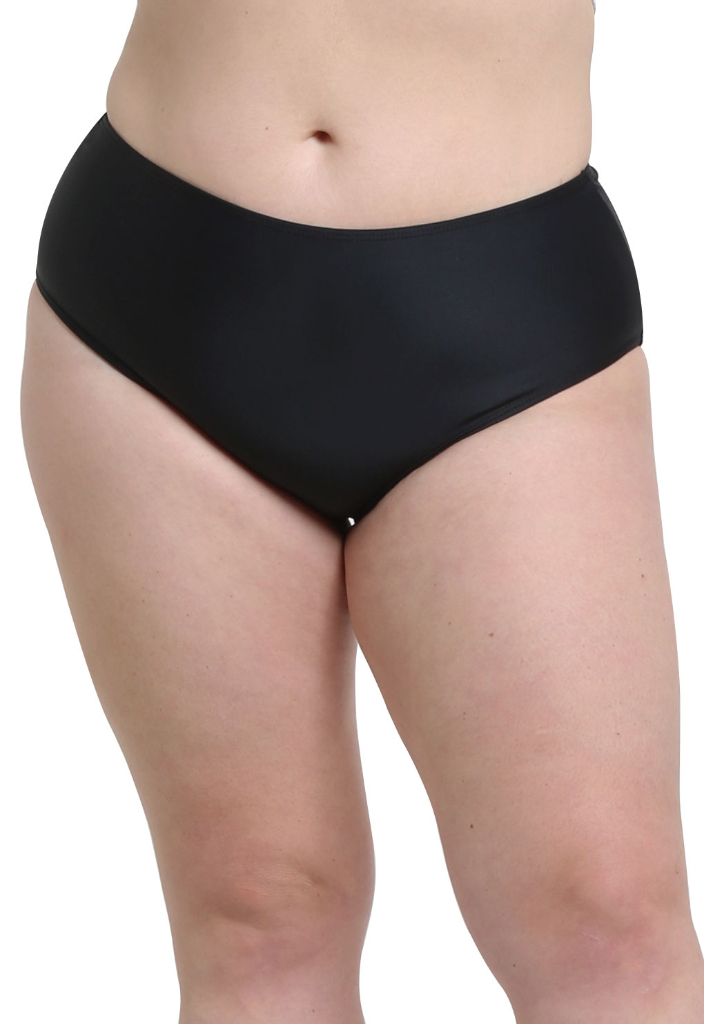 Samia - Bikini Calzón Estilo Pin Up Negro M