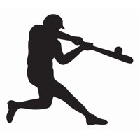 Rienda Libre Graphics - Decomural Baseball Batsman American Sports Ws-33144