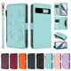 thumbnail image 3 of Funda Cartera Mariposa para [Google Pixel 8A] con Soporte y Cremallera Verde menta, 3 of 6