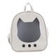 thumbnail image 4 of Mochila Transportín Para Gatos Ventilada Grande Aprobada Por Aerolíneas Caminata Senderismo Beige, 4 of 5