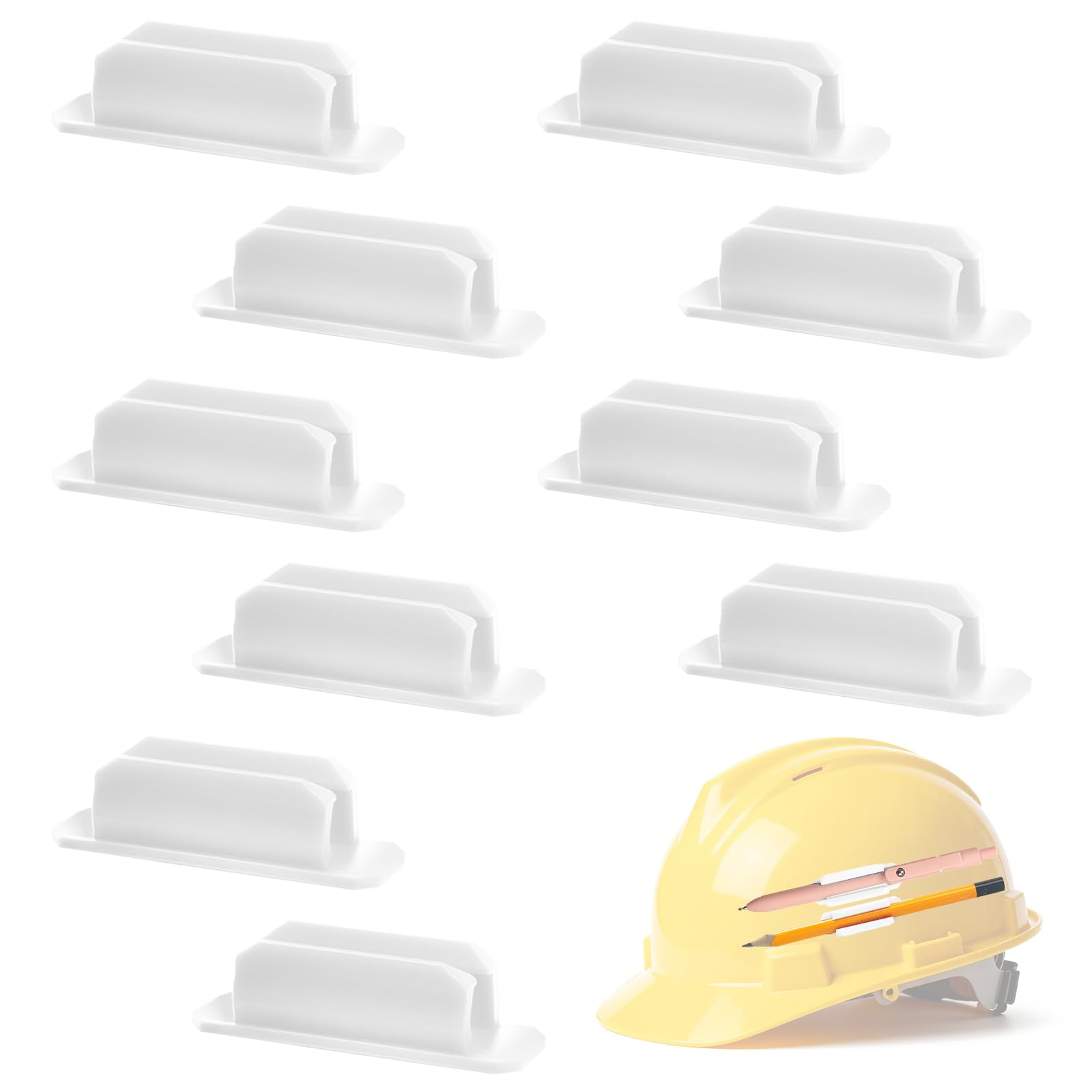 Soporte Adhesivo De Silicona Para Pared Zgqhzr, 10 Unidades, Blanco