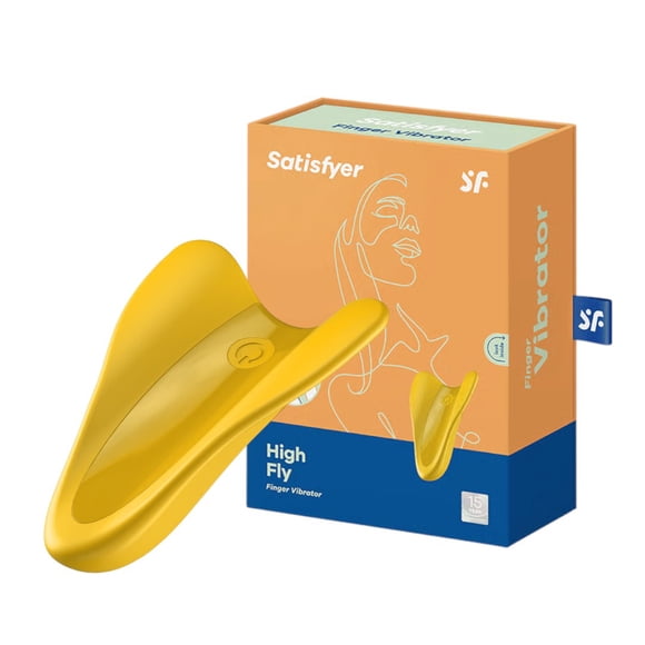 Satisfyer Vibrador de Dedo High Fly Amarillo