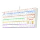 thumbnail image 1 of K552W-KR-SP TECLADO KUMARA RAINBOW WHITE SWITCH ROJO SP OPEN BOX, 1 of 8