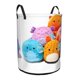 thumbnail image 2 of Squishmallows Cesta de lavandería de gran capacidad redonda con asa, bolsa para ropa sucia plegable, almacenamiento para dormitorio, baño y lavadero 44x35 cm, 2 of 6