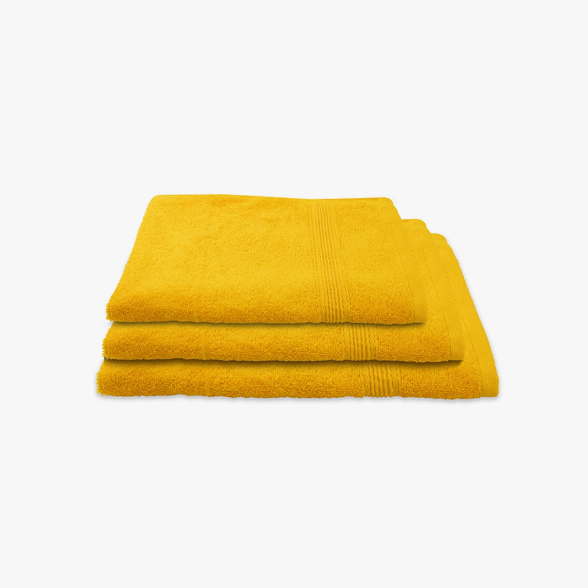 Decoexpress - Toalla De Baño - 100% Algodon 550grs 70x140cm Ultra Absorbente Mostaza