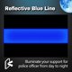 thumbnail image 4 of Adhesivo reflectante para matrícula Blue Lives Matter x20, 4 of 6