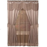 Juego De Ventanas Achim Halley, 6 Piezas, 56 X 84 Cm, Poliéster Malva