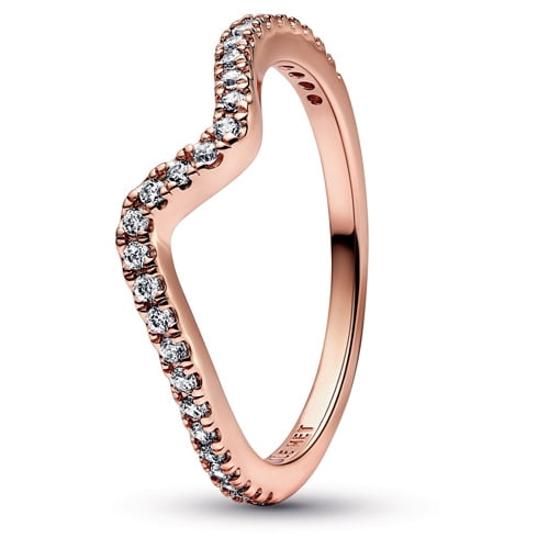 Anillo Pandora Sparkling Wave