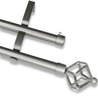 Barras De Cortina 19Mm Extensibles Metálicas 120-210 Cm Guiza