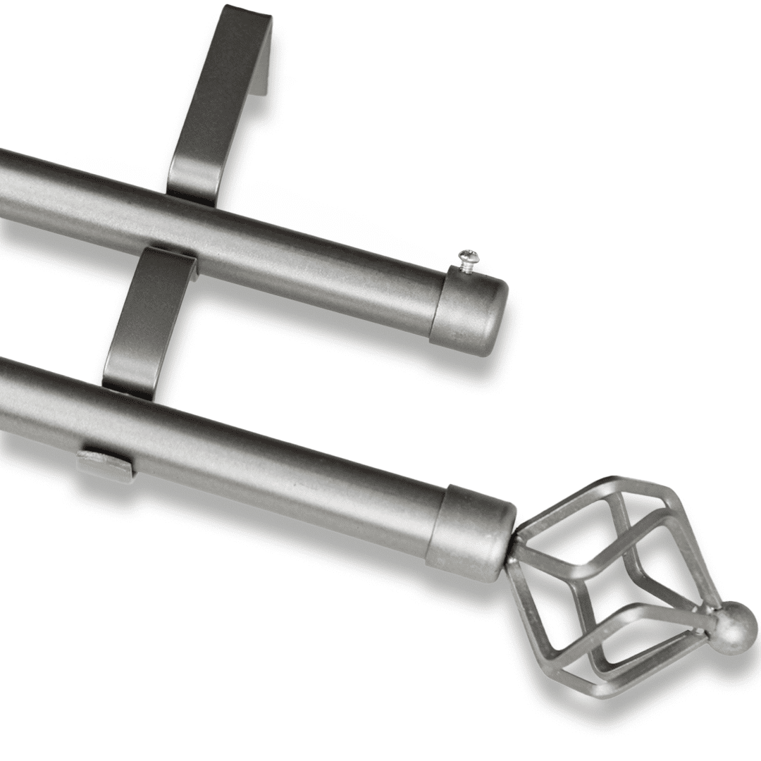 Barras De Cortina 19mm Extensibles Metálicas 120-210 Cm Guiza