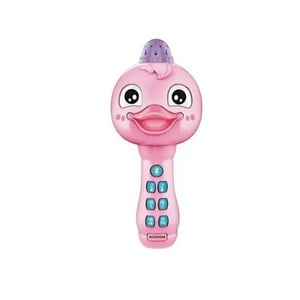 Total E-Commerce - Juguete Microfono Karaoke Bluetooth Canciones Rosado Infantil