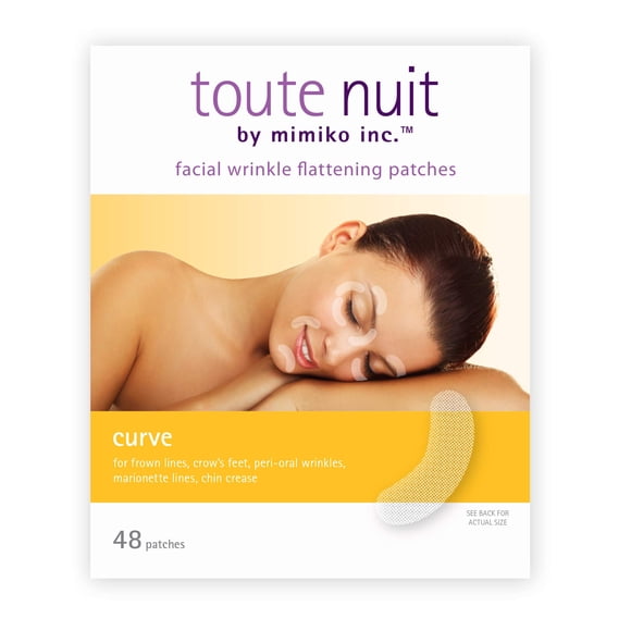 Parches antiarrugas faciales Toute Nuit Curve 48 parches