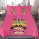 thumbnail image 1 of Bob's Burgers 3 Pcs Bed Sheets Set Breathable Duvet Cover with 2 Pillow Sham Soft All Seasons Bedding Set, 1 of 5