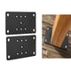 thumbnail image 2 of 2-Pack 6.5 * 3.5in Post Anchor Plates - Ideal para barandillas de cubierta, valla de madera, base del poste, poste de la valla, 2 of 3