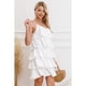 thumbnail image 2 of Vestido Mujer Escalonado Corto Casual Eventos Verano Sexy Coqueto 343, 2 of 3