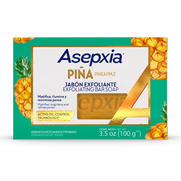 Jabon Facial Barra Pina Asepxia 100Gr