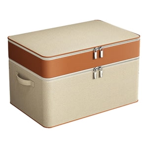 Magideal - Bolsa De Almacenamiento De Edredón Plegable, Bolsa De Almacenamiento De Ropa, Caja De Almacenamiento De Juguetes Multifuncional, Organizador De Embala 2 Capas 54X40X35Cm