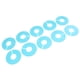 thumbnail image 4 of 10Pack Ropa Rack Size Dividers Armario Colgadores Redondos Dividers Sky Blue, 4 of 5