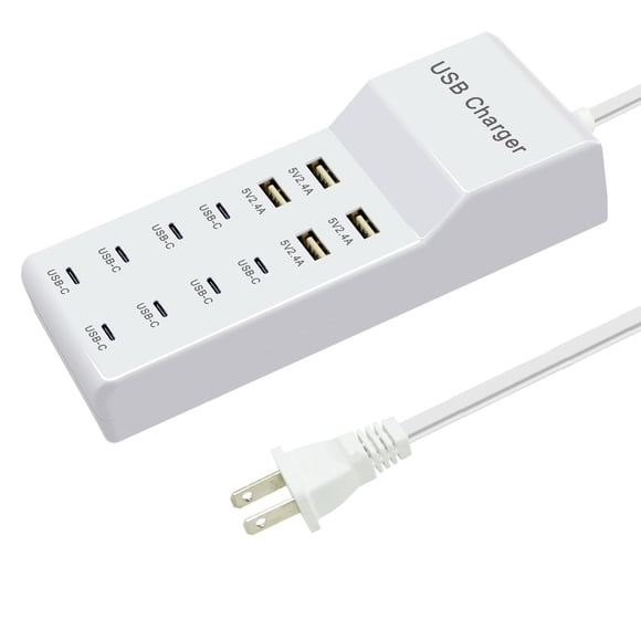 Estación de carga USB cacacece XHK-12USB 12 puertos 60 W 100-240 V