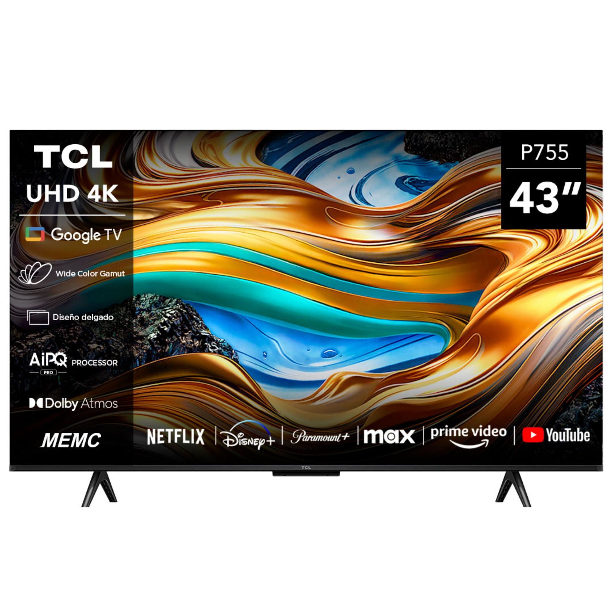Televisor 43"" Led 4K Uhd 43P755 Smart Tv Tcl