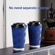 thumbnail image 5 of Tazas De Café Desechables De 16 Onzas (juego De 90) Con Tapas Y Pajitas, 5 of 7