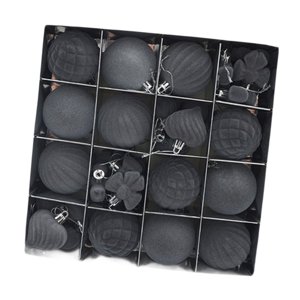 Magideal - 32 Bolas Navideñas Decorativas Colgantes Para Árbol, Accesorios Irrompibles De Pp, Ideales Para Decorar La Sala De Estar, Cumpleaños, Bodas Y Regalos. Gris