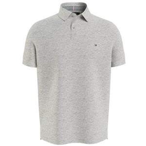 Polo Tommy Hilfiger De Corte Regular Para Hombre Litegrey